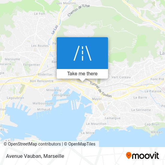 Avenue Vauban map