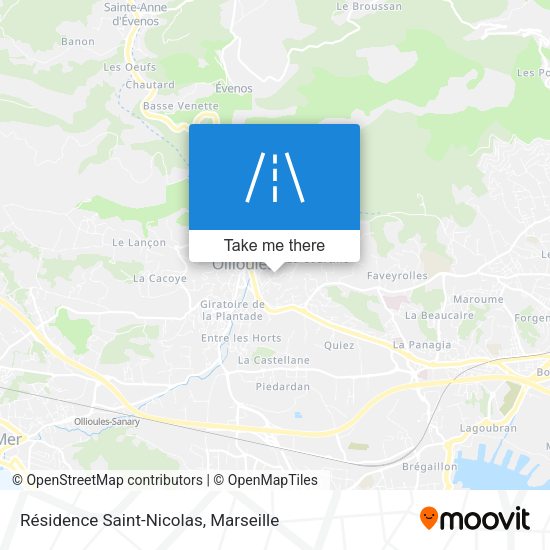 Résidence Saint-Nicolas map