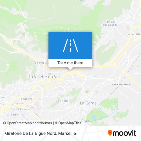 Giratoire De La Bigue Nord map