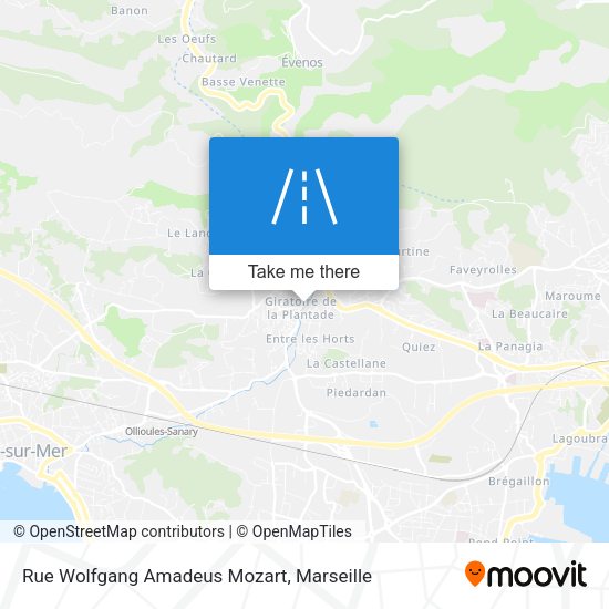 Rue Wolfgang Amadeus Mozart map