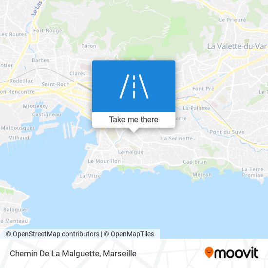 Chemin De La Malguette map