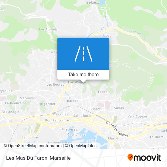 Les Mas Du Faron map