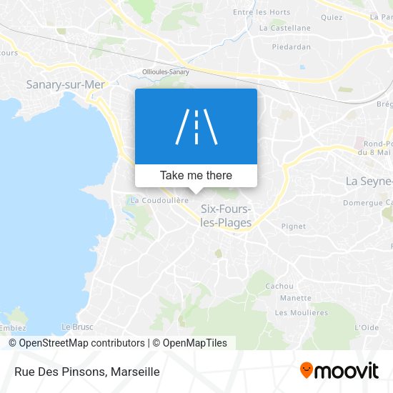 Rue Des Pinsons map