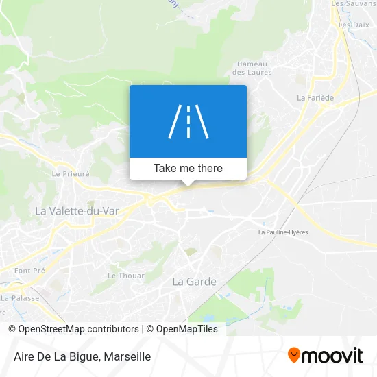 Aire De La Bigue map