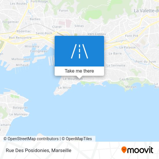 Rue Des Posidonies map