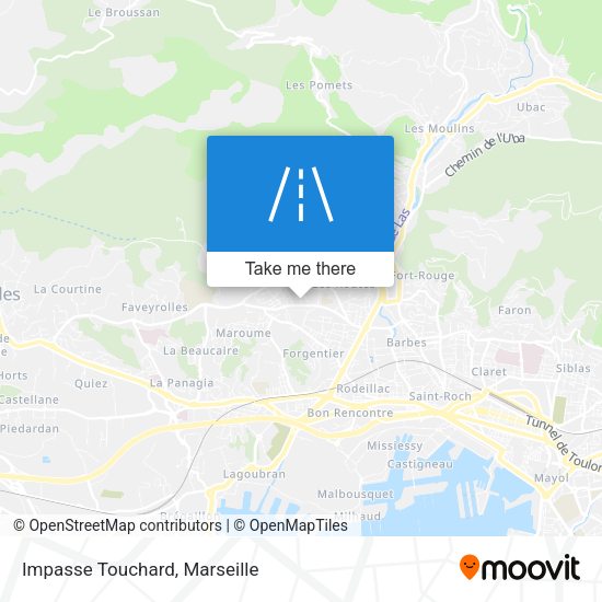Impasse Touchard map