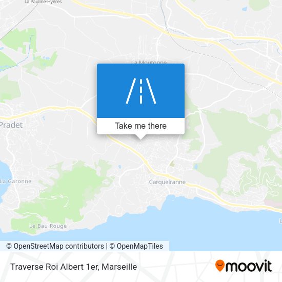 Traverse Roi Albert 1er map