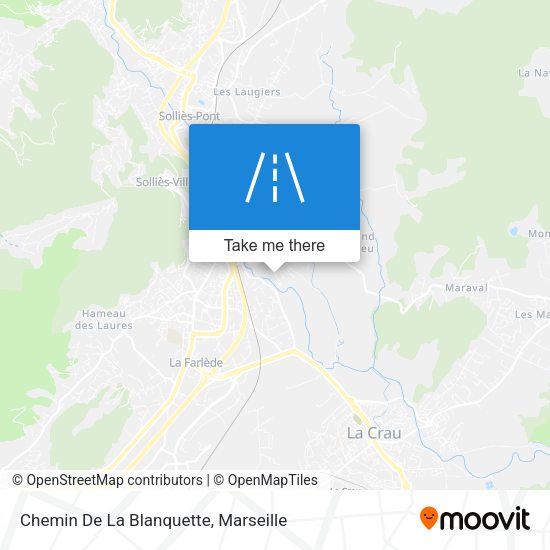 Chemin De La Blanquette map