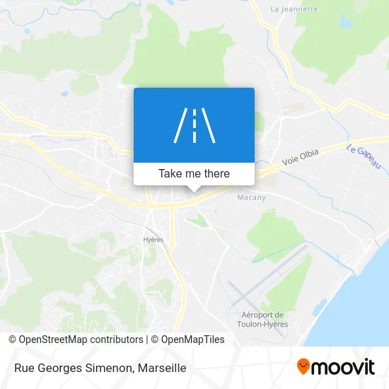 Rue Georges Simenon map