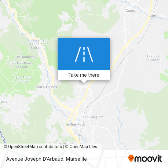 Avenue Joseph D'Arbaud map