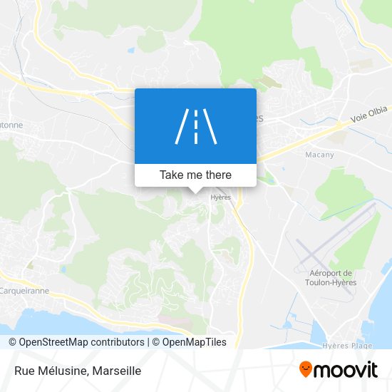 Rue Mélusine map