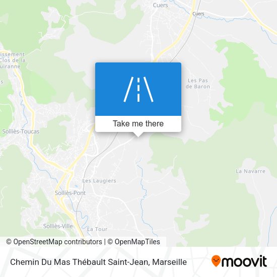 Chemin Du Mas Thébault Saint-Jean map