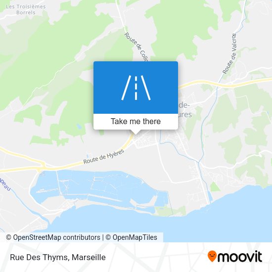 Rue Des Thyms map