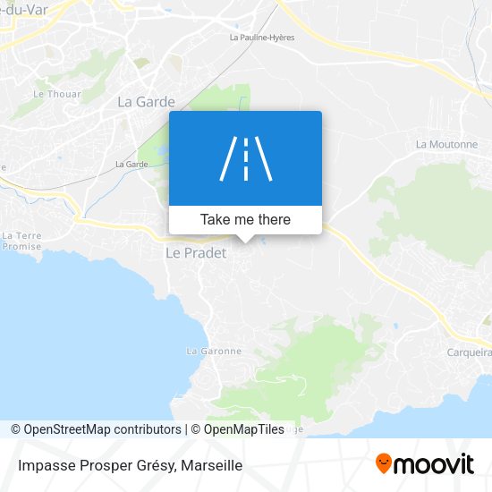 Impasse Prosper Grésy map