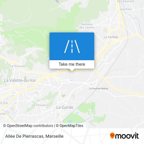 Allée De Pierrascas map