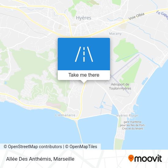 Allée Des Anthémis map