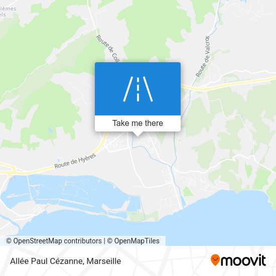 Allée Paul Cézanne map