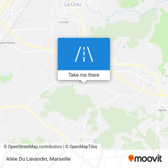 Allée Du Lavandin map