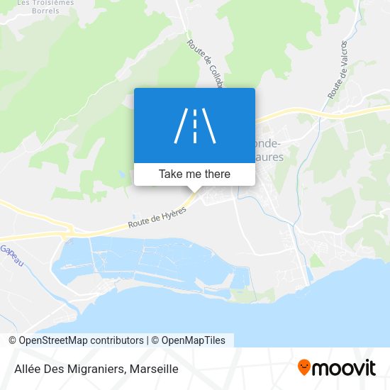 Allée Des Migraniers map