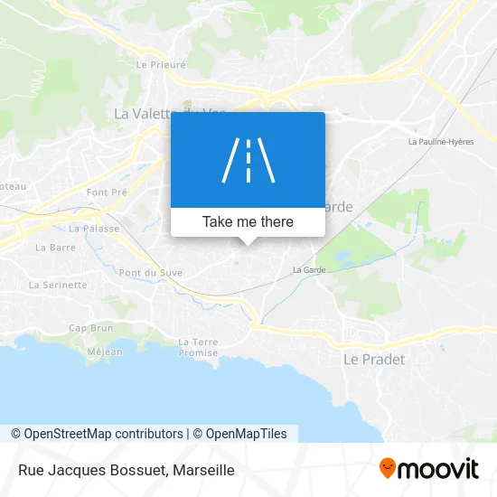 Rue Jacques Bossuet map