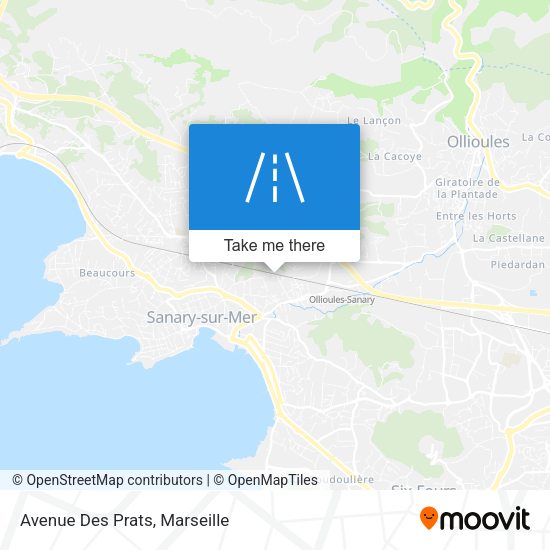 Avenue Des Prats map