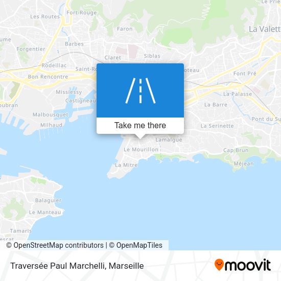 Traversée Paul Marchelli map