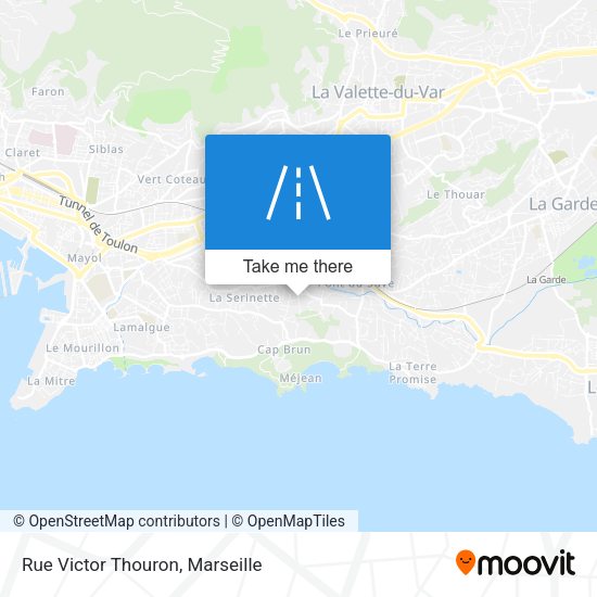 Rue Victor Thouron map