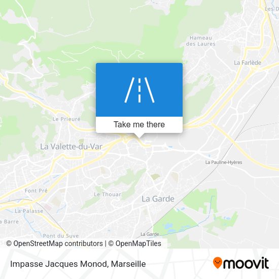 Impasse Jacques Monod map