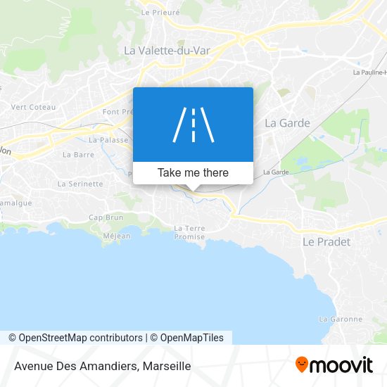 Avenue Des Amandiers map