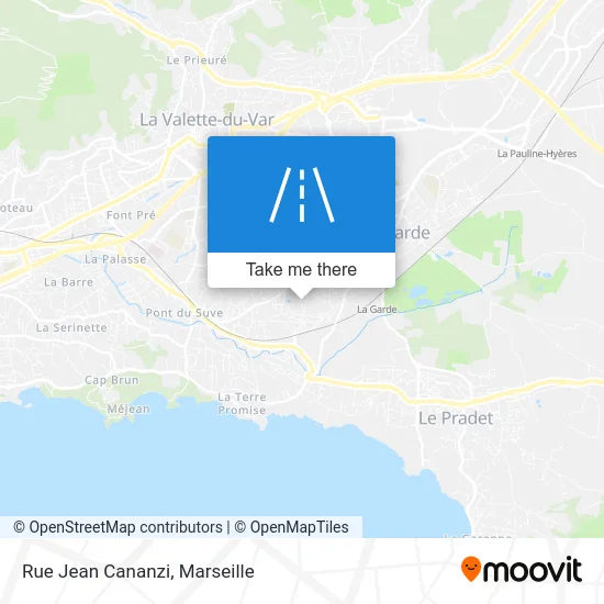 Rue Jean Cananzi map