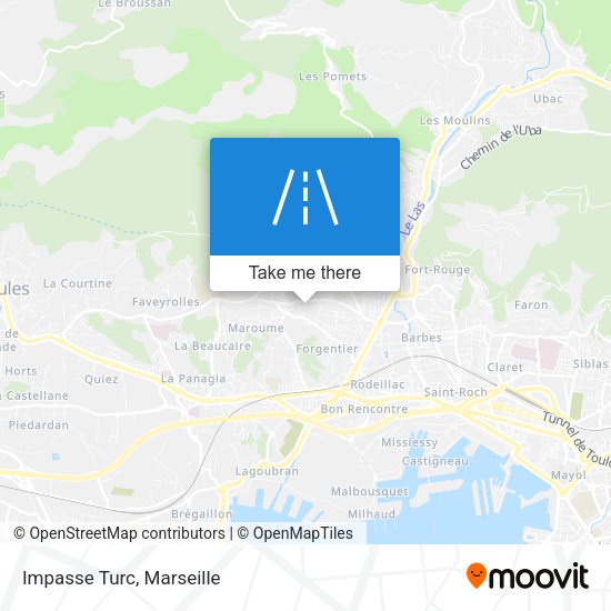 Impasse Turc map