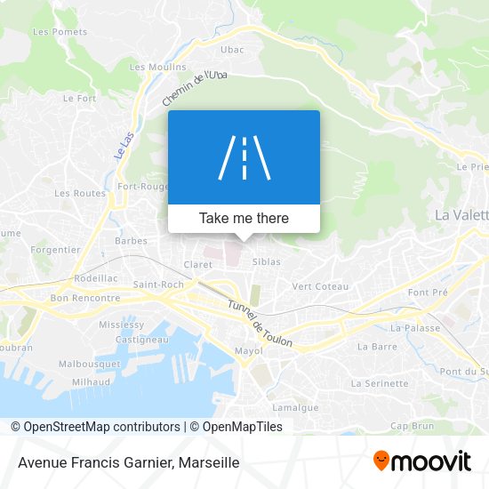 Avenue Francis Garnier map