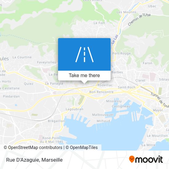 Rue D'Azaguie map