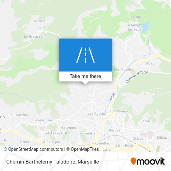 Chemin Barthélémy Taladoire map