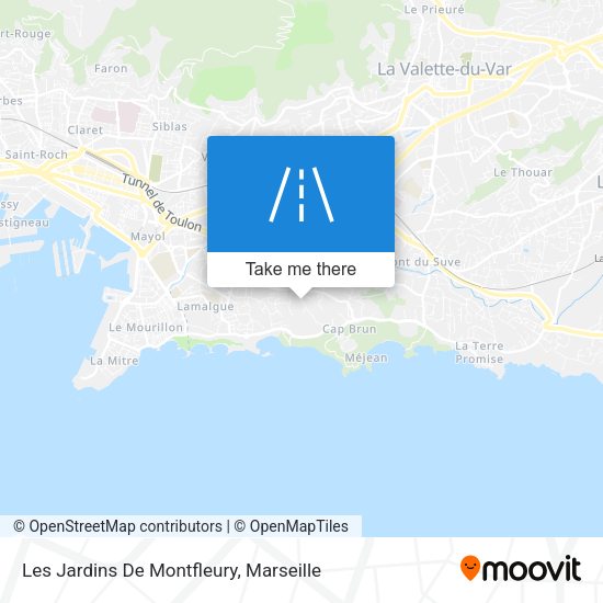 Les Jardins De Montfleury map