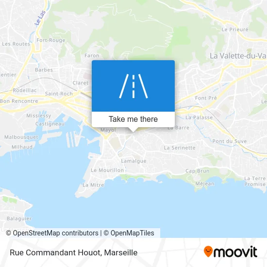 Rue Commandant Houot map