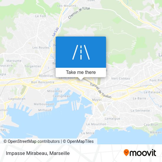 Impasse Mirabeau map