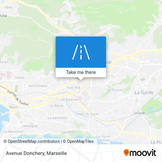 Avenue Donchery map