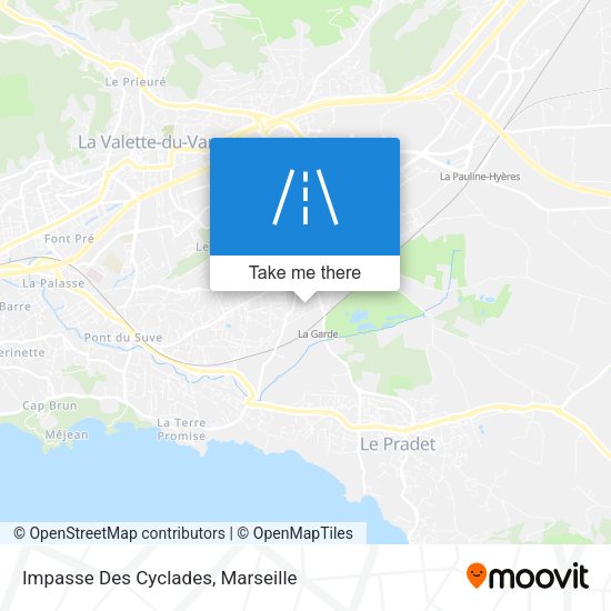 Impasse Des Cyclades map