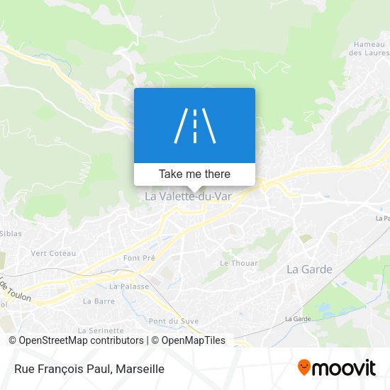 Rue François Paul map