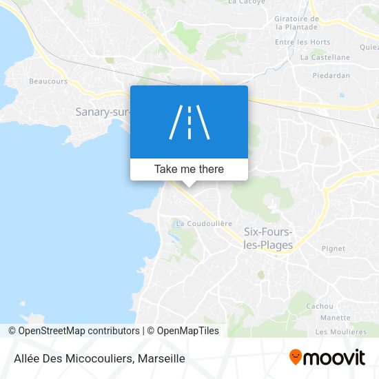 Allée Des Micocouliers map