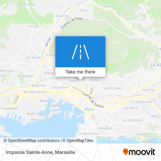 Impasse Sainte-Anne map
