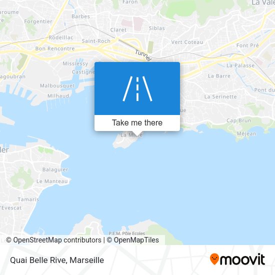 Quai Belle Rive map
