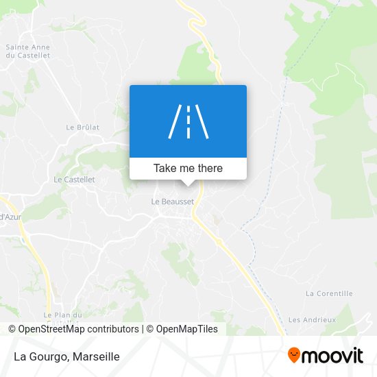 La Gourgo map