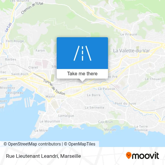 Rue Lieutenant Leandri map