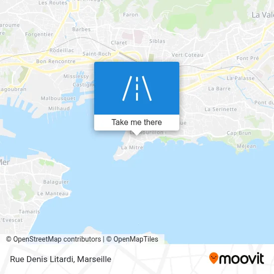 Rue Denis Litardi map