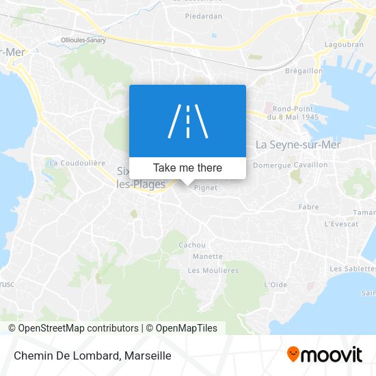 Chemin De Lombard map