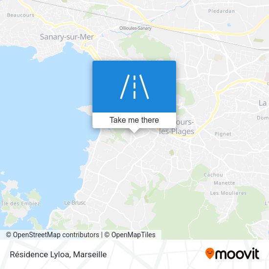 Résidence Lyloa map