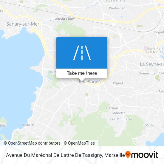 Avenue Du Maréchal De Lattre De Tassigny map