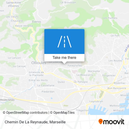 Chemin De La Reynaude map